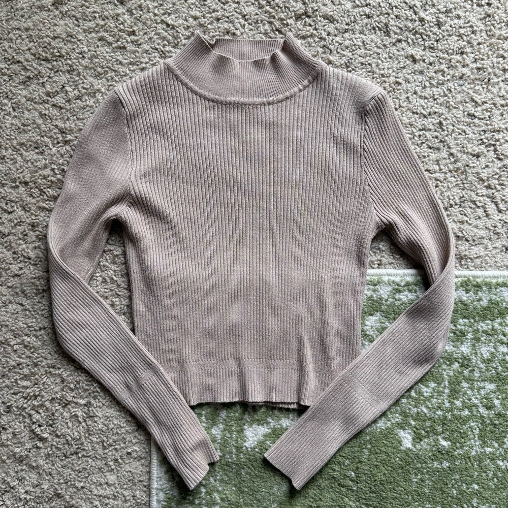 Princess Polly Ribbed Turtle Neck Sweater